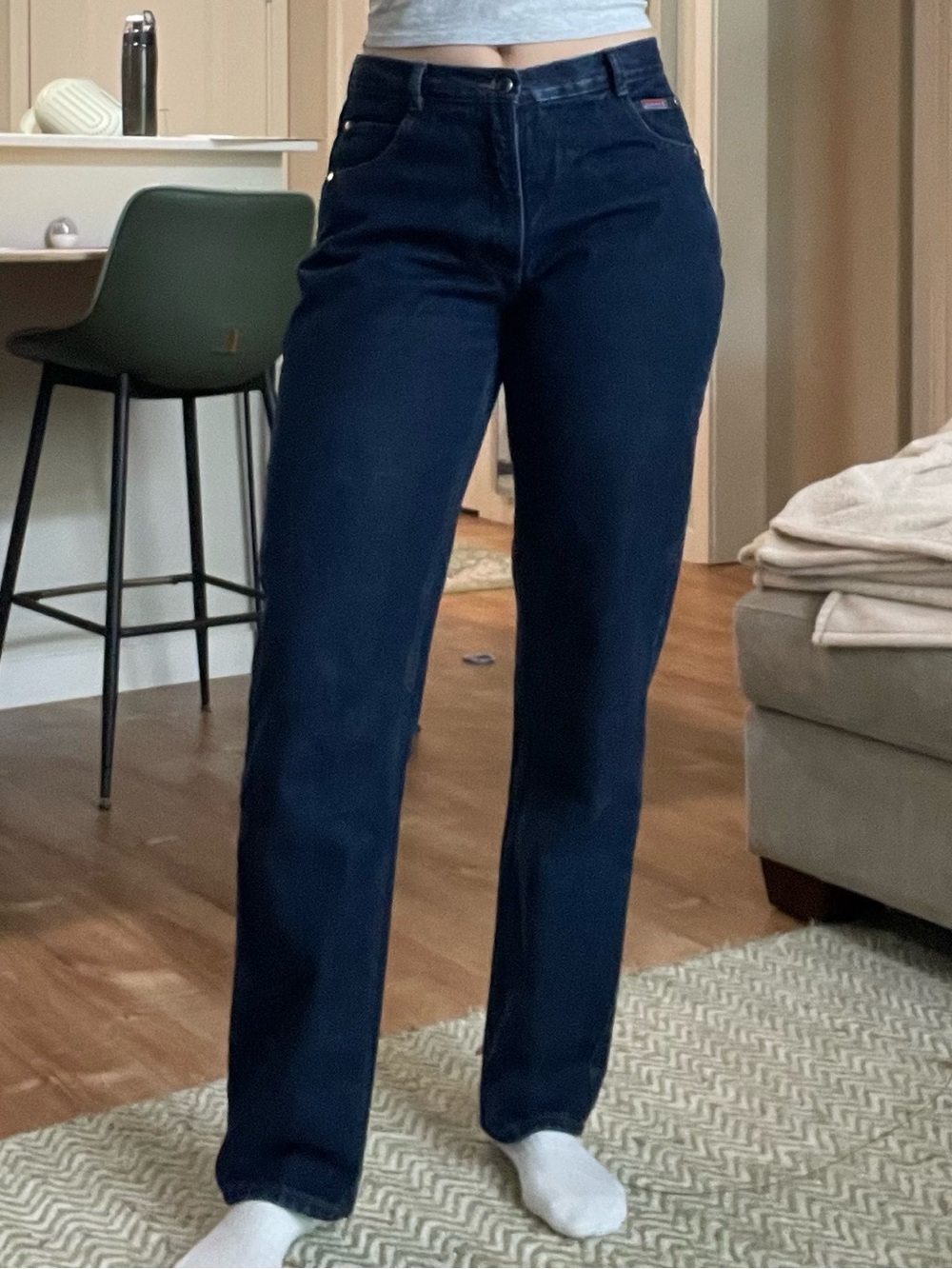 Relaxed Women’s Vintage Blue Jeans
